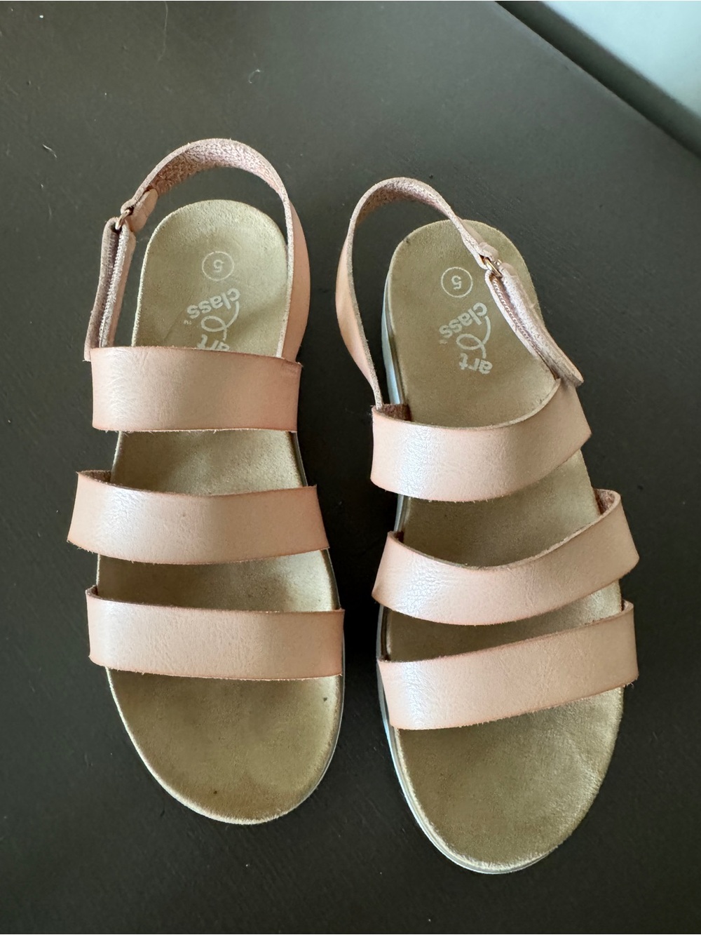 art class Blush Pink Strappy Sandals